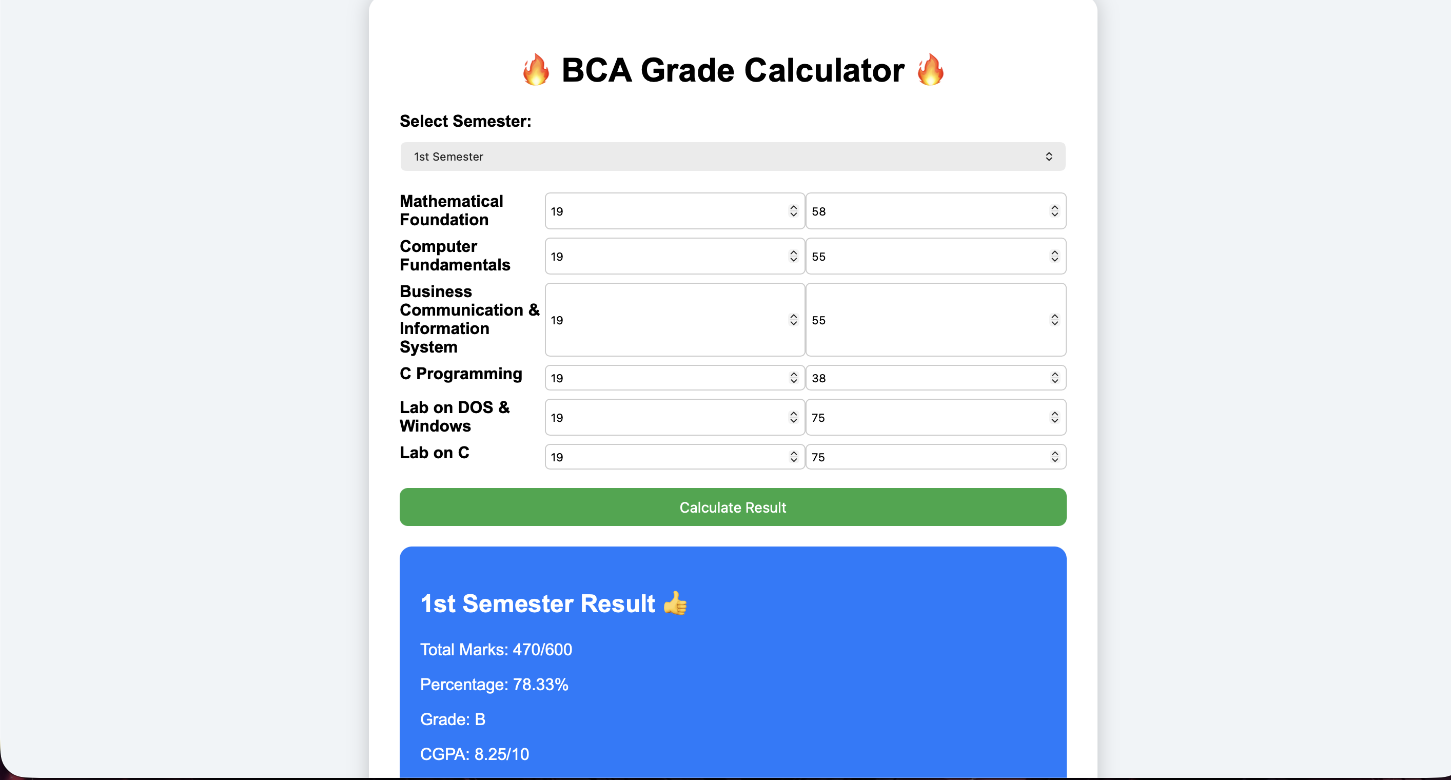 Grade Calculator